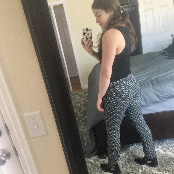 Express Patterned Dress Pants - Picture 2 of 3